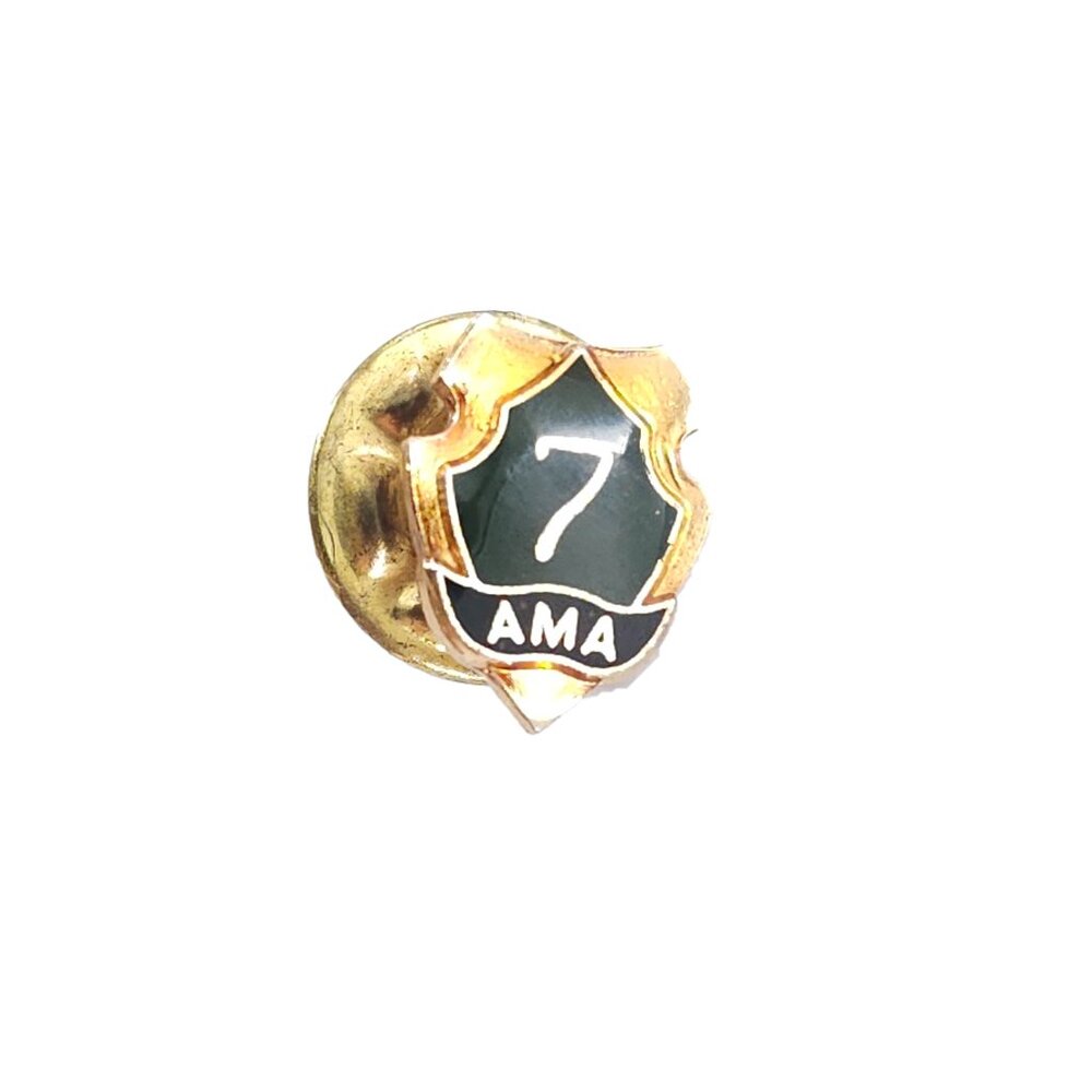 Vintage AMA 7 Year Member Pin American Motorcycle Association